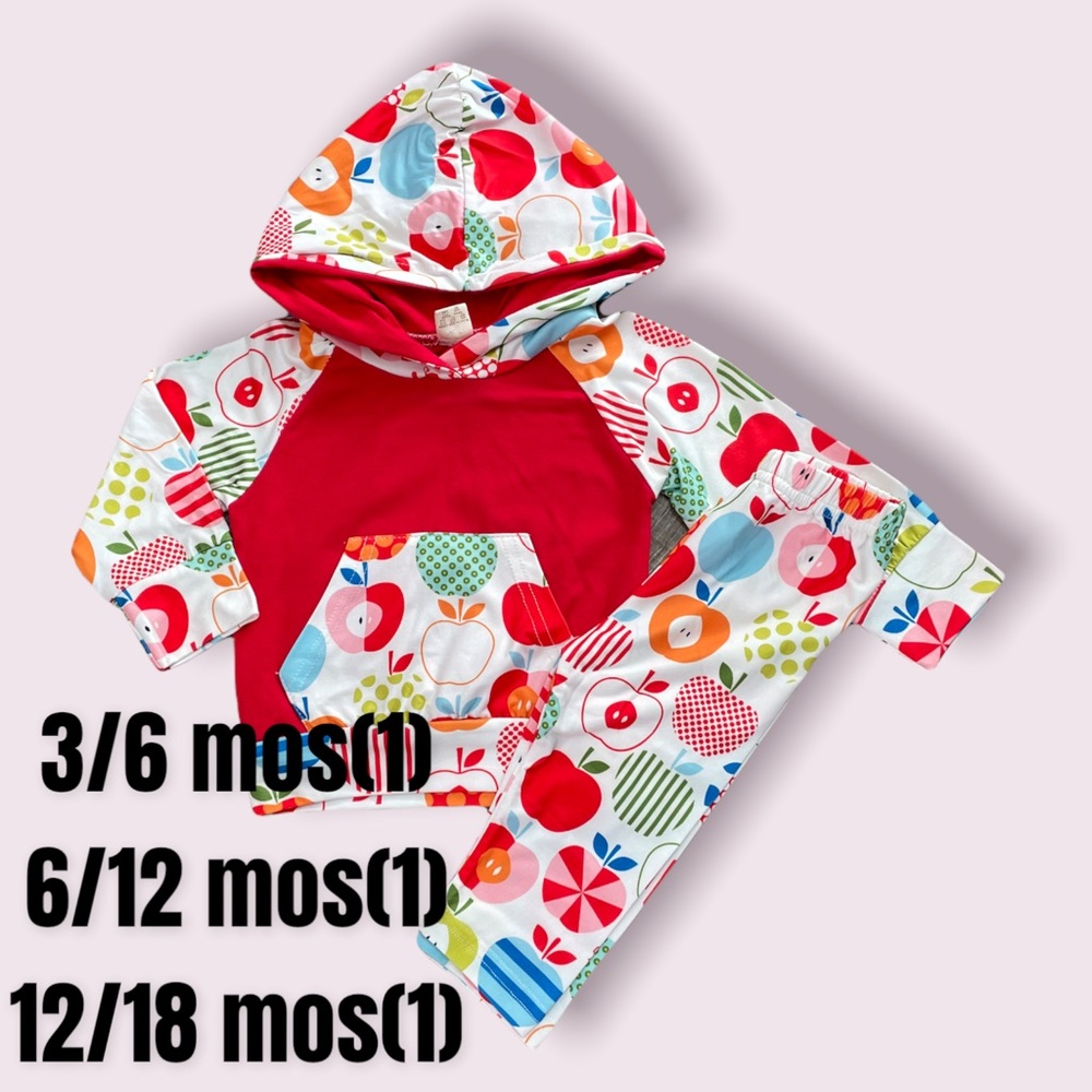 Boutique Baby Girls Apple Tracksuit